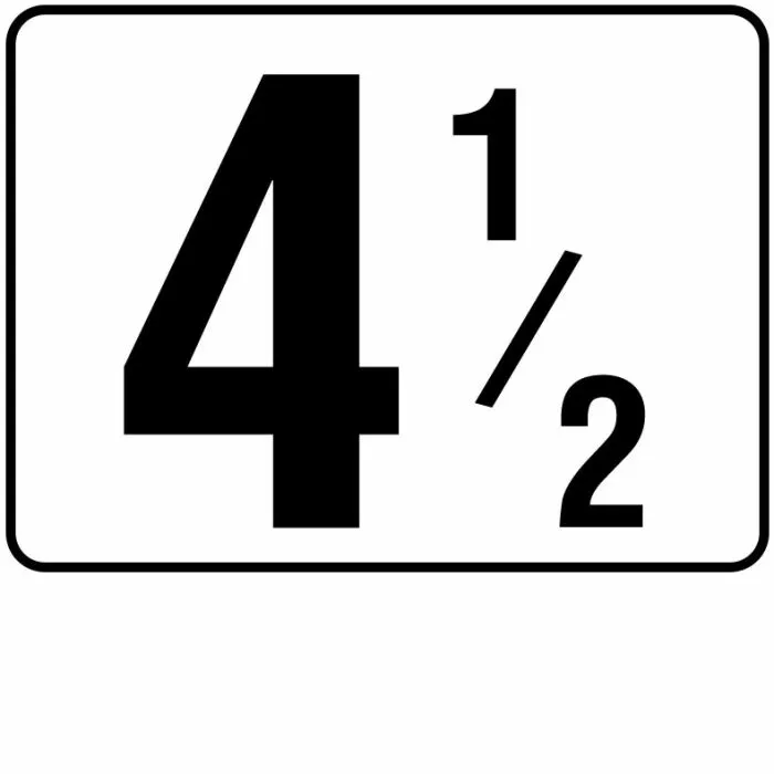 Inlays Number Series Plastic Stick-on Info Tile, 4-1/2 - The Pool ...