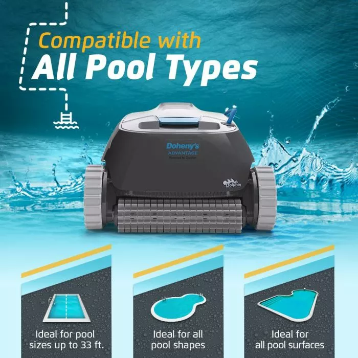 ポニョです₊⁎⁺˳✧༚ Dolphin Advantage Inground Robotic Cleaner - Doheny's | Shop Doheny's