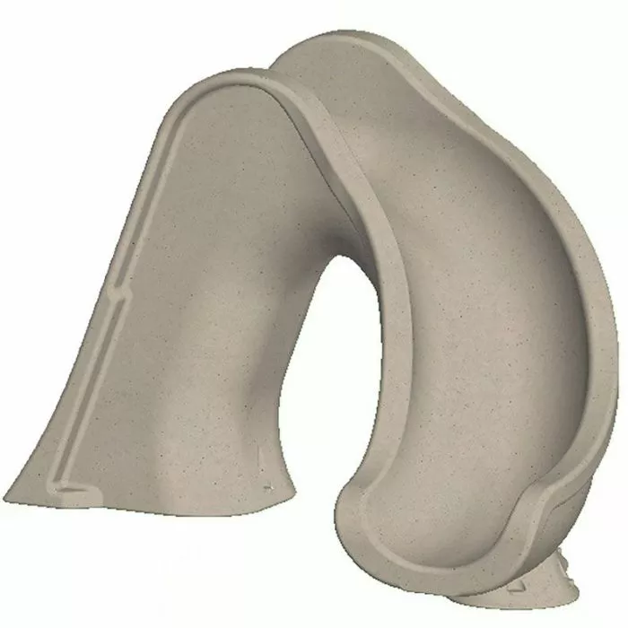 Global Pool Products Splash Pool Slide, Right Turn, Grey Global Pool Products Splash Pool Slide, Right Turn, Grey