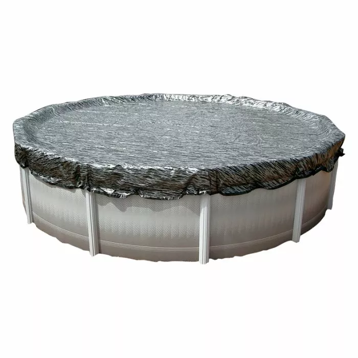 Hi-Tech Micro Mesh Winter Cover for 18 ft Above Ground Round Pools (Actual Cover Size 21 ft) 
