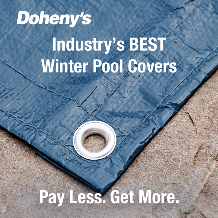 Doheny's 4-Year Economy Winter Pool Cover for 16x34 ft Inground