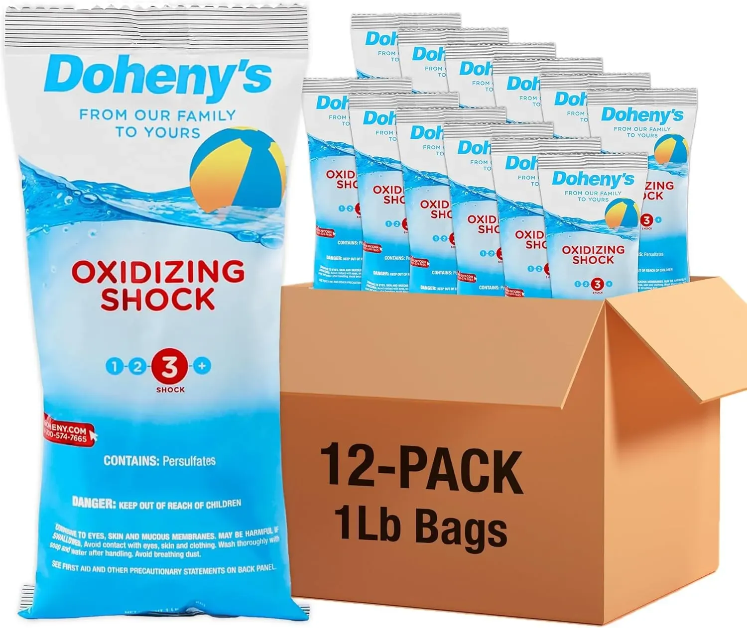 Doheny's Non-Chlorine Oxi-Shock – 12 x 1 lb | Shop Doheny's
