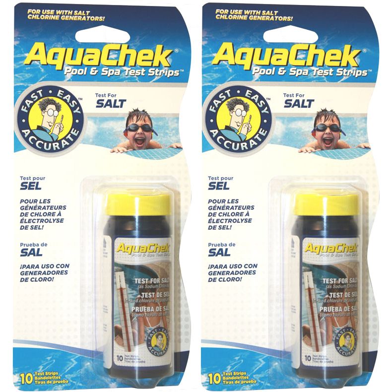 AquaChek AquaChek Salt Test Strips 2 Pack | Doheny's Pool Supplies Fast ...