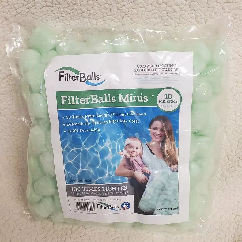 PAMASE Pool Filter Balls & Schwammbälle – 12 Stück, Je 7 Cm, Wiederverwendbar Für Pool & Bad