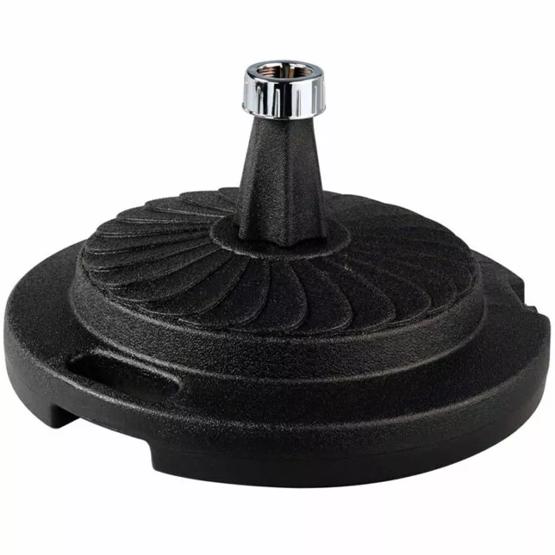 fiberbuilt black patio umbrella base Umbrellas Umbrella, 7.5 Foot Canopy and White Pole : Everything Else resort patios FiberBuilt Aluminum Patio Umbrella Base