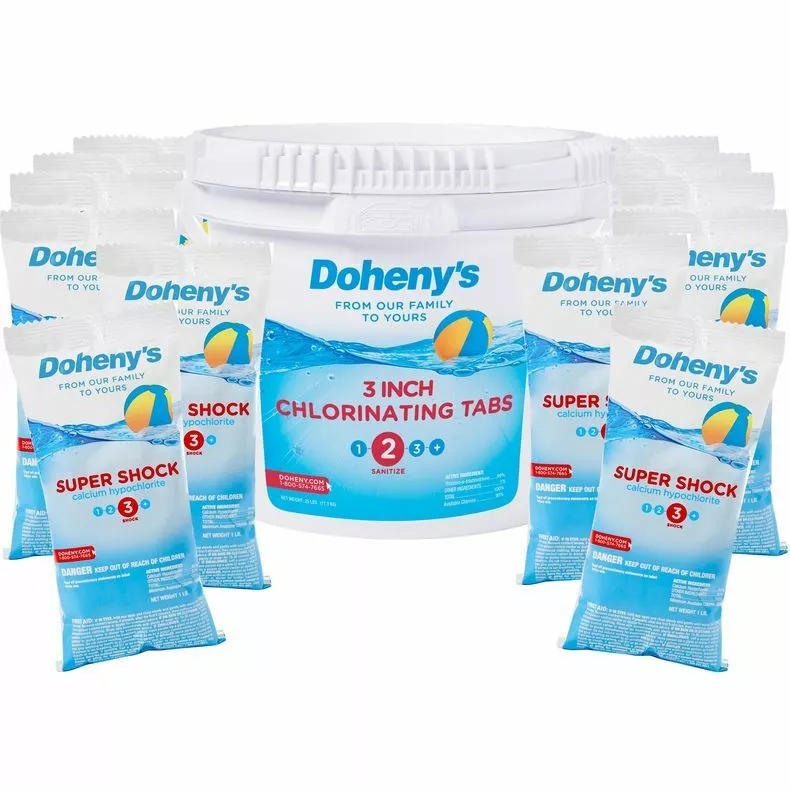 Doheny's Shock Chlorine Chemical Bundle, #2 | Shop Doheny's