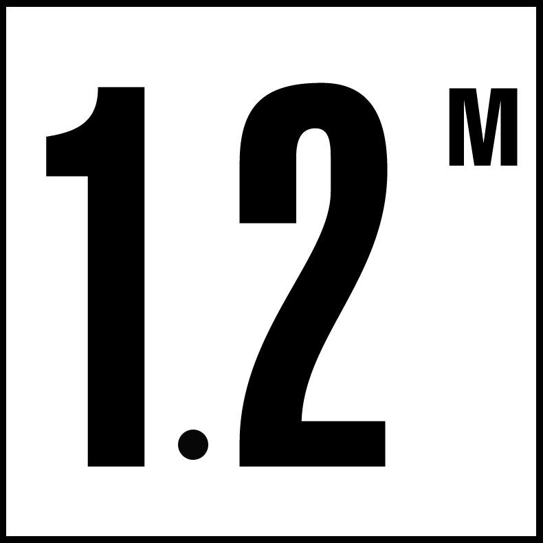 Inlays C622712 Metric Series Non-Skid Ceramic Info Tile, 1.2 M - The ...