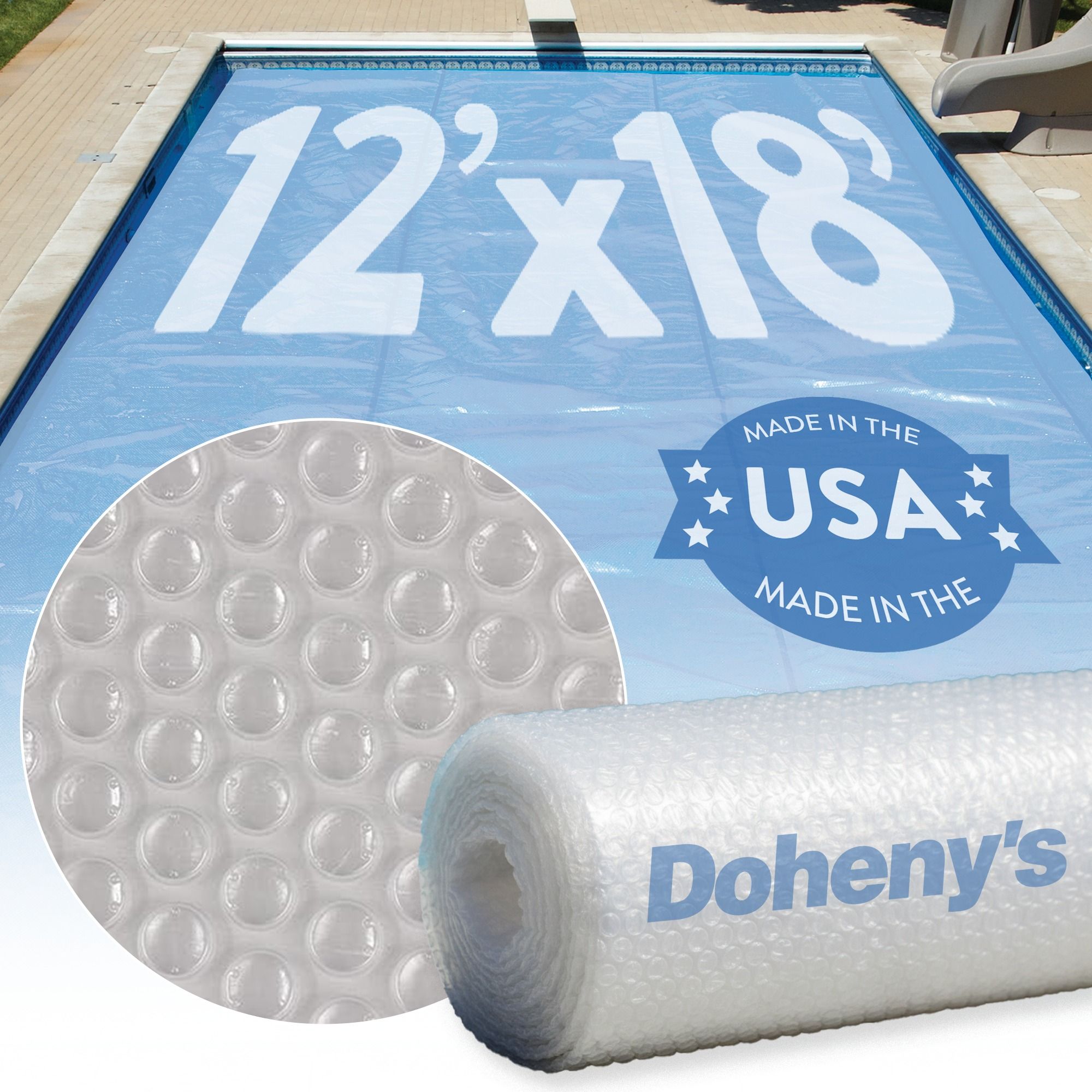 Doheny's Ultimate Clear 3200 Series Micro-Bubble Solar Cover, 8