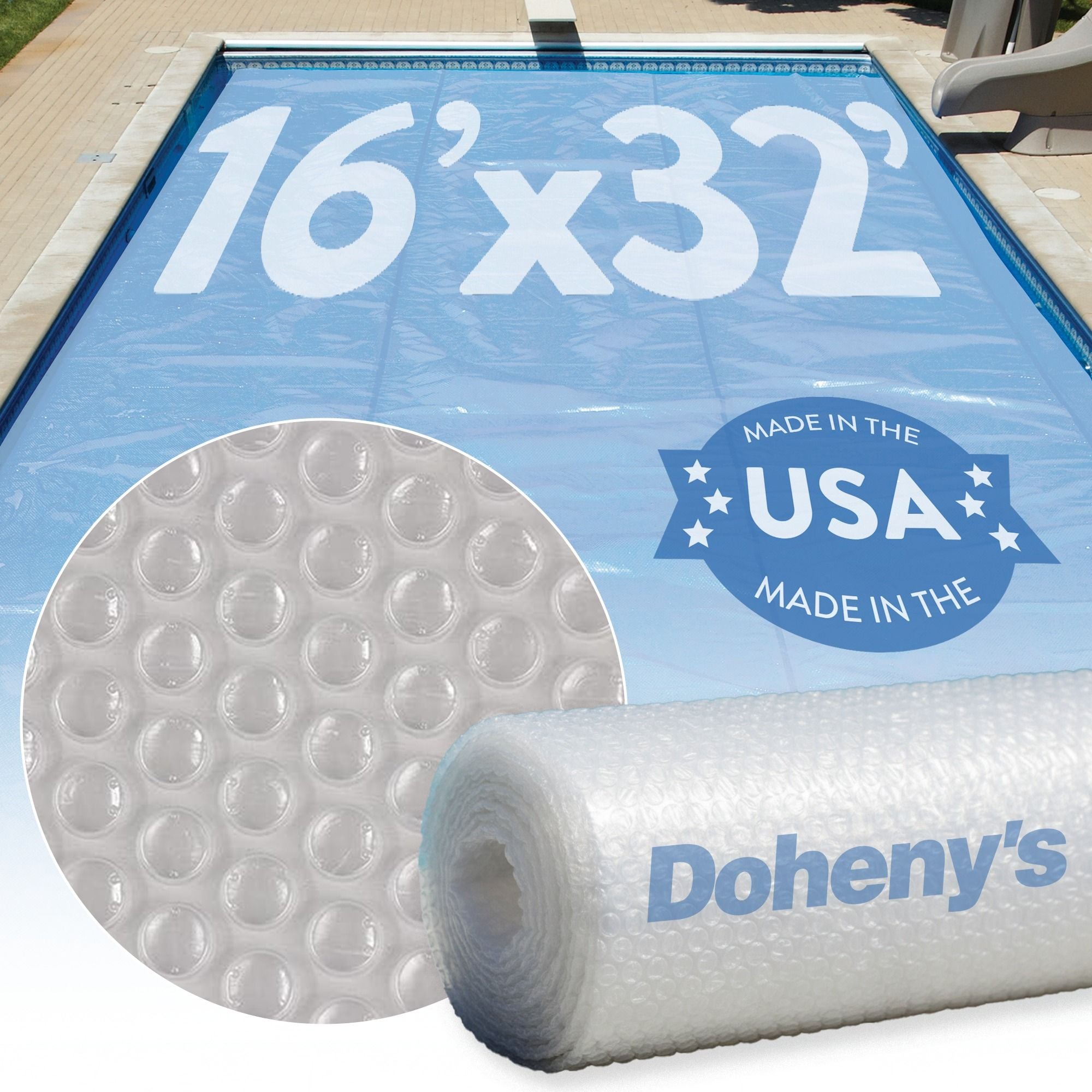 Doheny's Ultimate Clear 3200 Series Micro-Bubble Solar Cover, 8