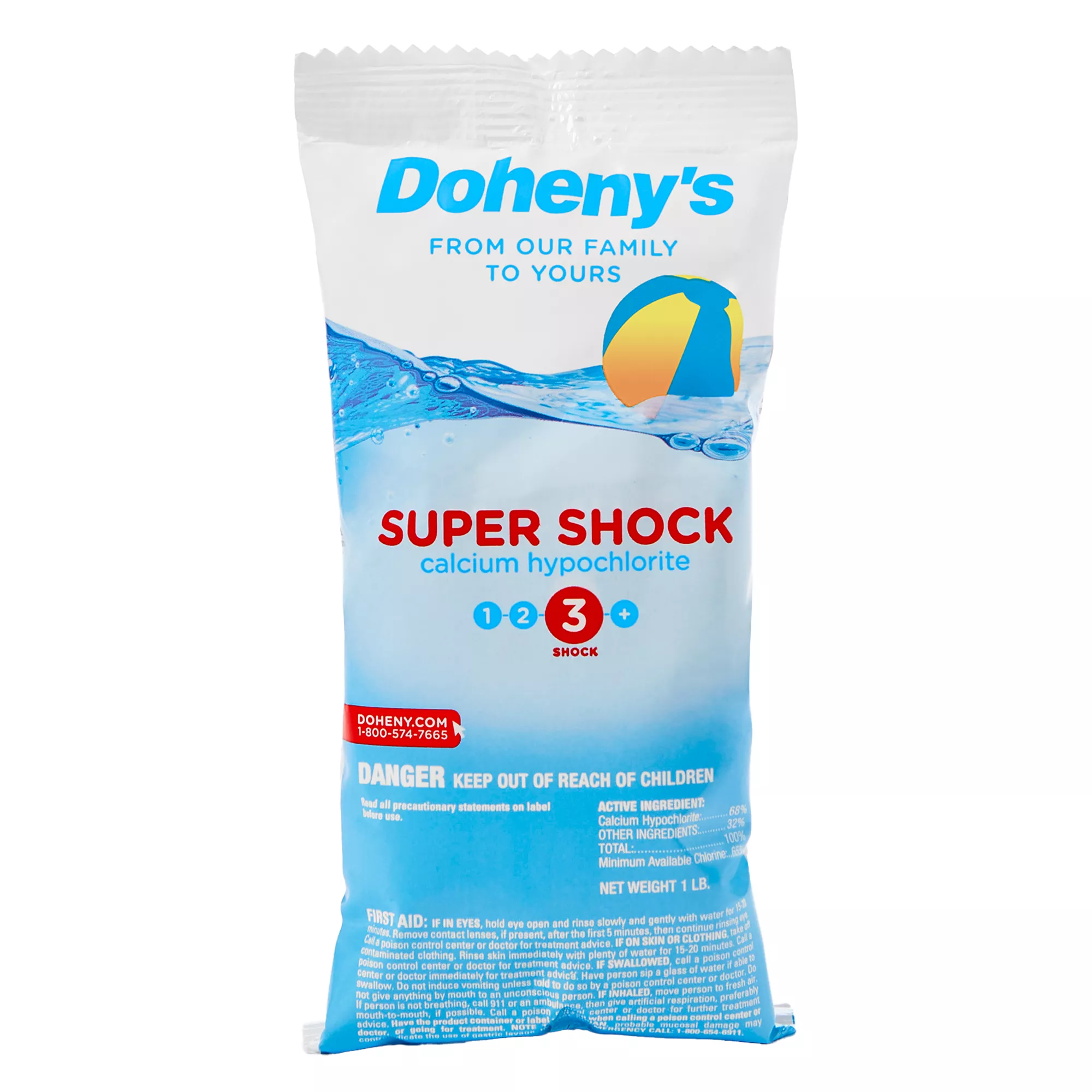 Doheny's Super Pool Shock | 48 x 1 lb Bags | Shop Doheny's