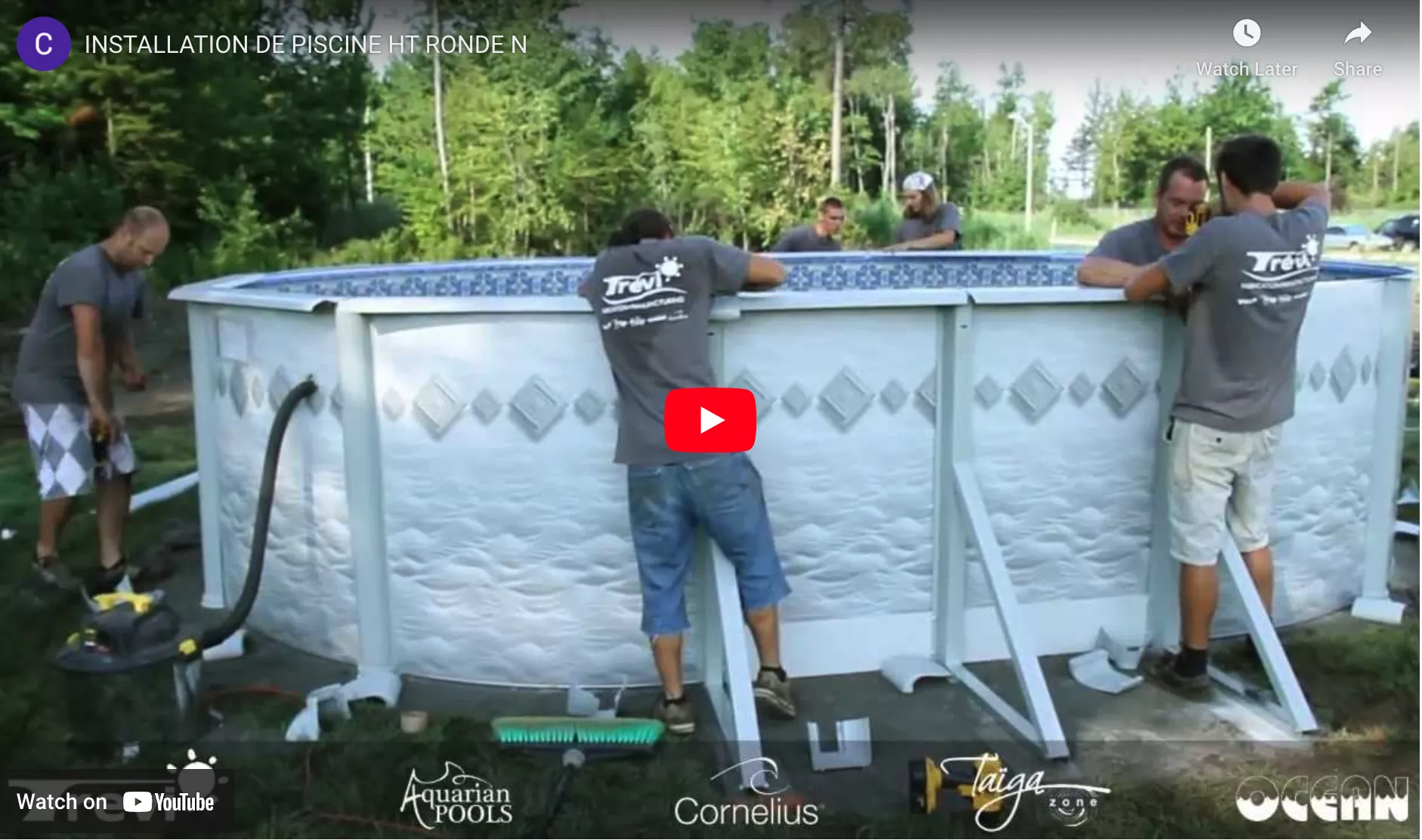 Aquarian Round Pool Installation | Shop Doheny's