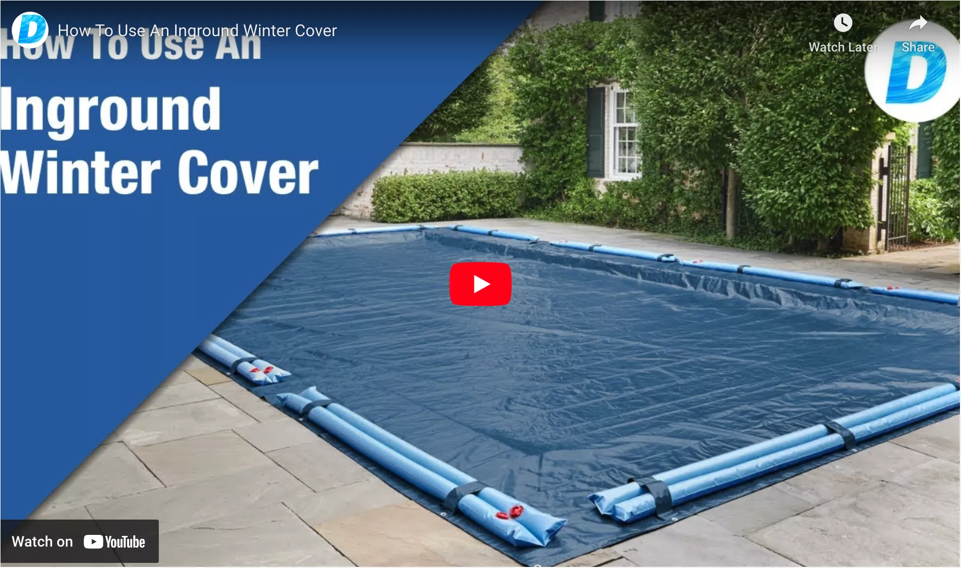 How To Use An Inground Winter Cover