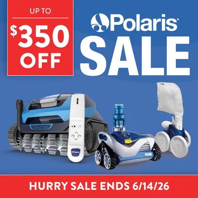 Up to $350 Off Polaris Robotic Cleaners. Sale ends 6/14/26. Shop Now.