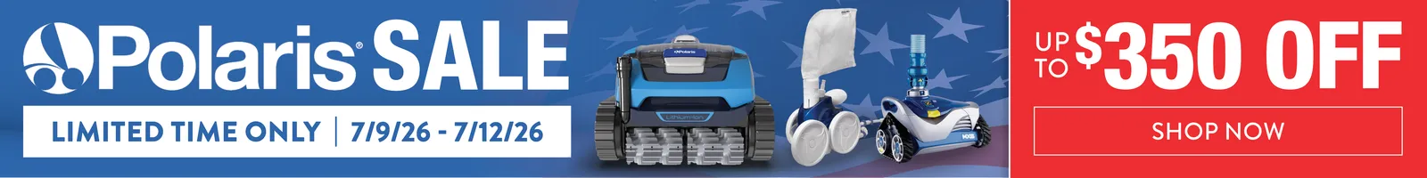 Up to $350 Off Polaris Cleaners. Hurry Sale Ends 7/12/26. Shop Now.
