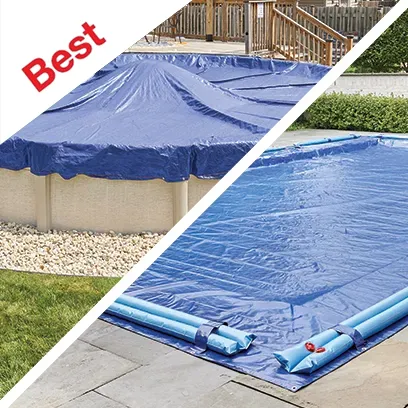 Doheny's 16 Year Solid Winter Covers are blue and have the tightest weave.