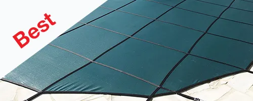 Best - Doheny's 15 Year Mesh Safety Covers for Rectangular Pools with Right Flush Steps