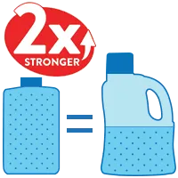 Compare Doheny's 1.5 L Bottle to Similar Brands 3 L Bottle, our formula is two times stronger!