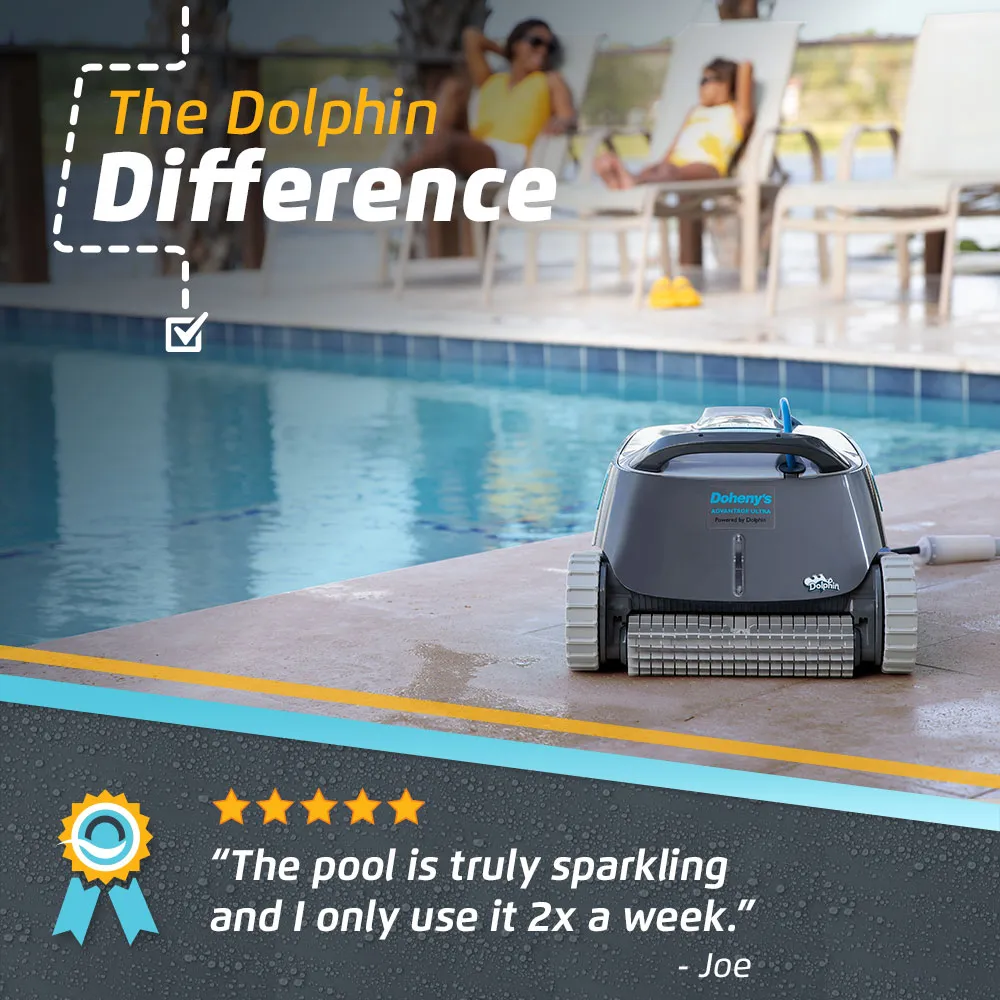 Doheny's Advantage Ultra Inground Robotic Cleaner Powered by