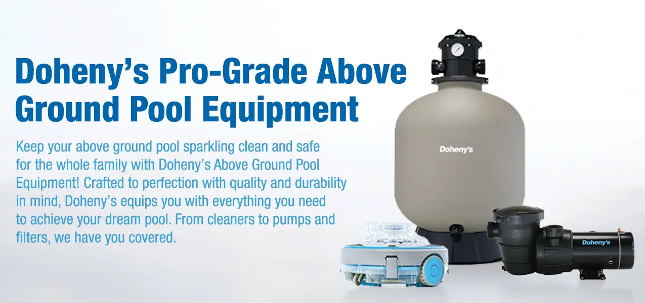 Doheny's Sand Filter Tanks