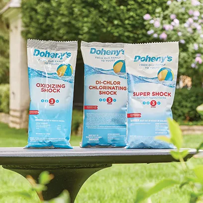 Doheny's Super Pool Shock | 48 x 1 lb Bags | Shop Doheny's