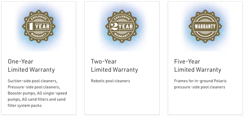 Polaris/Zodiac Cleaners Warranty