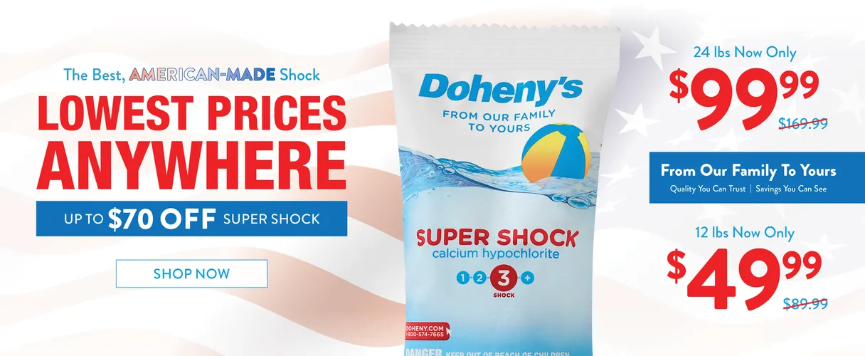 The Best American Made Shock at the Lowest Prices Anywhere. Up to $70 Off Super Shock. 12 lb only $49.99. 24 lb only $99.99. From our family to yours - quality you can trust - savings you can see. Shop Now.