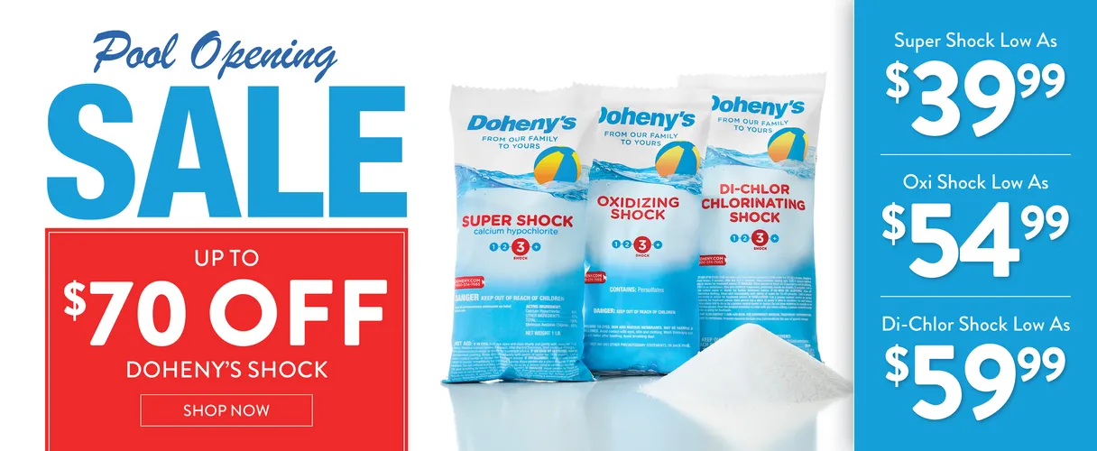 Lowest Prices Anywhere! Up to $70 Off Shock. Oxi Shock only $54.99. DiChlor Shock only $59.99. Super Shock only $39.99. Shop Now.