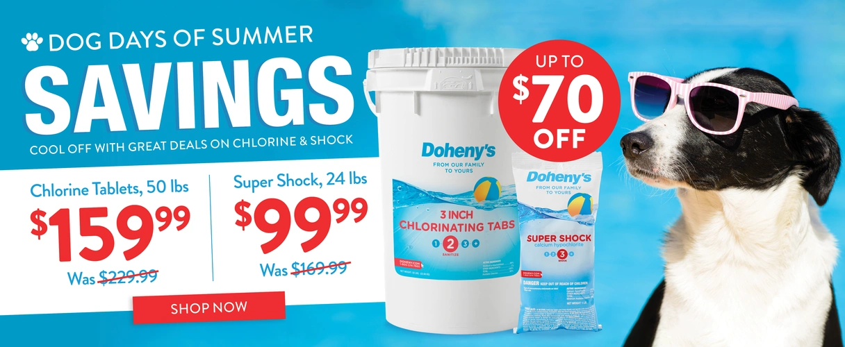 Celebrate USA 250! Up to $70 Off The Best, American-Made Chlorine Tabs & Super Shock. Lowest Prices Anywhere. 3-inch Chlorine Tabs 50 lb $159.99. Super Shock 24 lb $99.99. Shop Now.