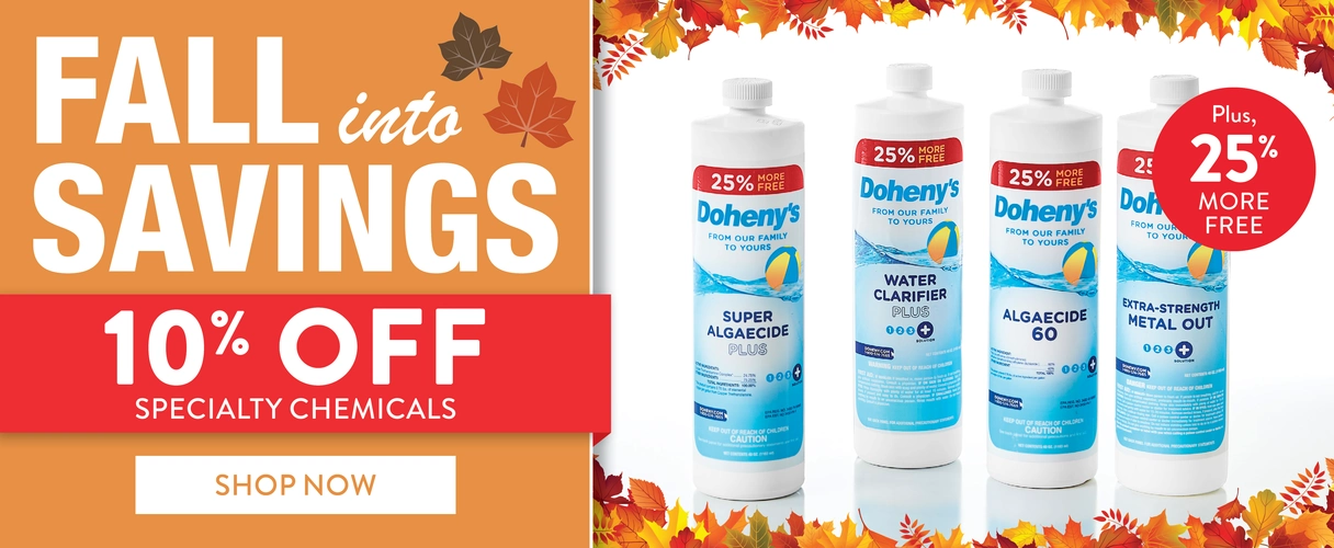 Fall into Savings. 10% OFF Specialty Chemicals. SHOP NOW.