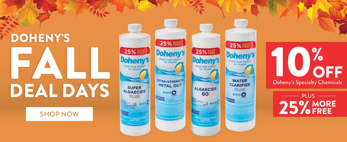 Doheny's Fall Deal Days. 10% OFF Doheny's Specialty Chemicals. Plus 25% More Free, SHOP NOW!