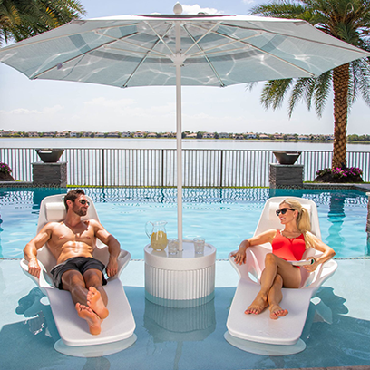 Sun-Shelf In-Pool Loungers